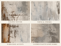 Art mural abstrait Wabi Sabi sur toile, tons neutres, peinture minimaliste moderne, décoration intérieure