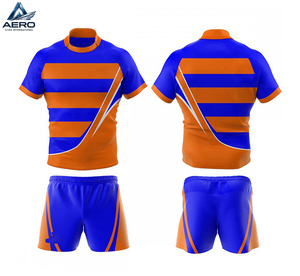 Conjunto de Uniforme de Rugby Unisex Personalizado, Talla Grande, Poliéster Transpirable, Protección UV, Bordado con Transferencia de Calor, Ropa de Equipo para Invierno - Product Image 1