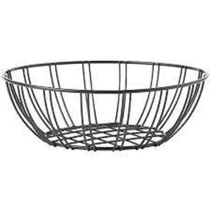 Cesta Metálica Ovalada con Recubrimiento en Polvo, con Asas, Diseño Moderno, Multiusos, Cesta Metálica de Diseño Personalizado - Product Image 4