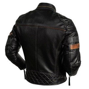 Genuine Fashion <b>Leather</b> <b>Jacket</b> <b>Leather</b> <b>Jacket</b> With Removable Hood Customized <b>Leather</b> <b>Jackets</b> - Product Image 3