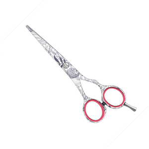 Ciseaux de coiffure en acier inoxydable personnalisés avec manche long pour une utilisation professionnelle par droitier dans les salons de coiffure - Product Image 4