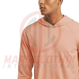 เสื้อฮู้ดตกปลาพิมพ์ลายตามสั่ง ป้องกันลม แขนยาว สไตล์พูลโอเวอร์ ผลิตจากโพลีเอสเตอร์ มีกระเป๋าหน้า - Product Image 3