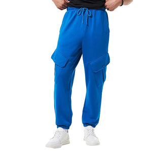 Pantalones Deportivos de Algodón y Poliéster para Hombre, Estilo Jogger, Acabado Ultra Suave, con Cordón Ajustable - Product Image 1