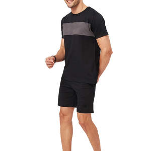 Ensembles pour hommes, ensembles assortis de créateurs, chemise imprimée, ensembles pantalon deux pièces, ensembles décontractés pour le printemps, ensemble court deux pièces en coton respirant - Product Image 2