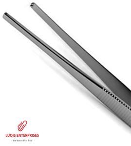 คีมจับเนื้อเยื่อแบบมาตรฐาน ด้ามจับแบบหยัก เครื่องมือผ่าตัด สแตนเลสสตีล คีมแพทย์ความแม่นยำสูง - Product Image 2