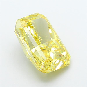 เพชรเหลืองสดใสทรงคุชชั่น รูปทรงเรเดียนท์  ได้รับการรับรองจาก IGI จาก MANYA JEWELS เครื่องประดับหรูหรา ประกายระยิบระยับ  แบบเม็ดเดี่ยว - Product Image 5