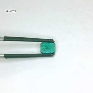 Piedra Preciosa de Esmeralda Zambiana Exclusiva 2026, Forma Octogonal, 6.90x5.10x4.00mm, 1.14ct, Verde Intenso, Piedra Suelta para Joyería de Diseño - Product Image 2