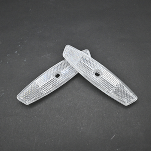 แผ่นสะท้อนแสงจักรยานแบบสั่งทำพิเศษ |   แผ่นสะท้อนแสงสีขาว/สีเหลืองอำพันแบบย้อนยุค |   ติดตั้งง่าย - Product Image 4