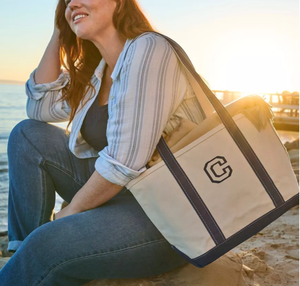 Custom Extra Heavyweight Large Cotton <b>Canvas</b> Camouflage Back Zip Tote Bag Summer Resort <b>Beach</b> Shopping Customizable Logo Factory - Product Image 3