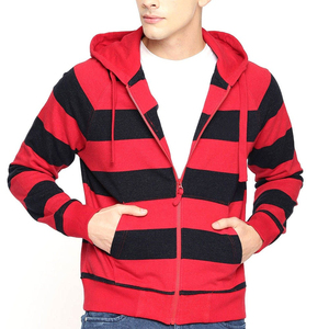 Sweat à capuche zippé personnalisé pour homme, streetwear, séchage rapide, respirant, vêtements haut de gamme en gros OEM - Product Image 1