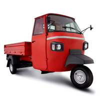 Tricycle à trois roues chargeur frontal Mini chargeur gaz naturel comprimé Cargo véhicule frein à tambour bouton poussoir électrique charge élevée