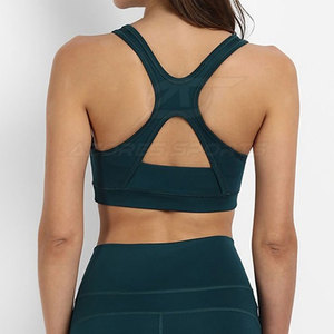 Women Sports <b>Bra</b> High for <b>Stretch</b> Seamless Gym Yoga Fitness Breathable Lightweight Active Training Gear Front Eco-Friendly - Product Image 3