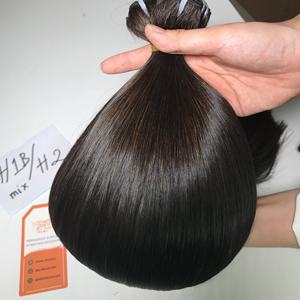 ขายออกผมบริสุทธิ์ดิบเวียดนามต่อผมมนุษย์กระดูกตรงผู้ขายขายส่ง 100% Remy สีธรรมชาติ - Product Image 5