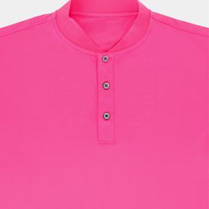 Trendy Turquoise Mandarin <b>Collar</b> Polo <b>Shirt</b> for <b>Men</b> Polyester Stretchable Soft Fabric Golf Polo <b>T</b> <b>Shirts</b> For Casual & Sportwear - Product Image 4