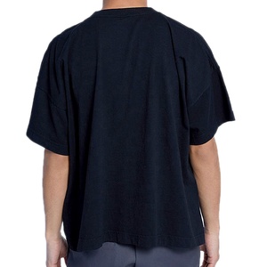 เสื้อยืดสตรีทแวร์ผ้าฝ้าย 100% พิมพ์ลายใหม่ ทรงโอเวอร์ไซส์ ไหล่ตก สำหรับผู้ชายและผู้หญิง ยูนิเซ็กส์ - Product Image 3