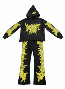 Conjunto Deportivo de Dos Piezas para Mujer, Top Corto y Pantalones, Venta al Por Mayor, Conjuntos Deportivos para Hombre, Sudadera de Dos Piezas - Product Image 5