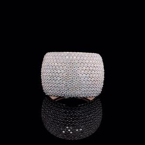 Anillo de Compromiso y Boda Exclusivo de Plata de Ley 925 con Moissanita, Joyería Fina Tradicional de Primera Calidad, Anillo de Aniversario para Mujeres y Hombres - Product Image 5