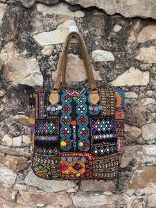 Vintage Banjara Shoulder <b>Bag</b> for Women | Handmade Ethnic Embroidered Boho <b>Bag</b> with Mirror Work & <b>Patchwork</b> - Product Image 4