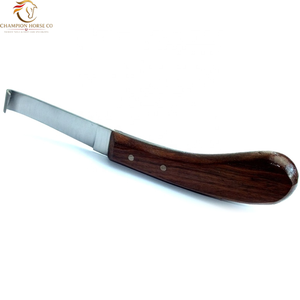Herramientas para recortar pezuñas de vacas, cabras y ovejas, máquina cortadora con cuchilla de acero al carbono, cuchillo para pezuñas con mango de madera para ganado. - Product Image 1