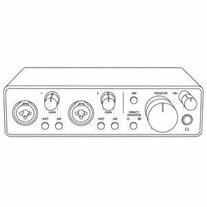Interfaz de Audio Externa USB <span class=keywords><strong>Scarlett</strong></span> 212 de Tercera Generación para Transmisión en Vivo, Doblaje Vocal y Uso en Estudio - Product Image 3