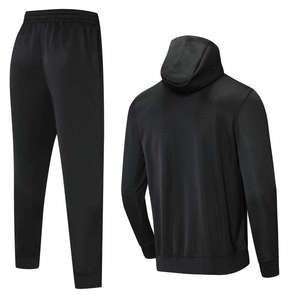 High Quality Custom Men Pullover Tracksuits <b>Set</b> 100% Cotton Eco-Friendly Waterproof Windproof Workout Wholesale Customized - Product Image 4
