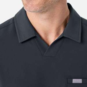 Ensemble d'uniformes infirmiers unisexes en tissu Dobby de coton à manches courtes, ODM, pour usage hospitalier - Product Image 6