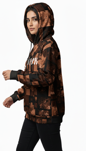 เสื้อฮู้ดดี้โอเวอร์ไซส์สไตล์โมเดิร์นสำหรับทุกเพศ พร้อมลายพิมพ์แบบซับลิเมชั่นเนื้อเนียน สำหรับคอลเลคชั่นสตรีทแวร์ลำลอง - Product Image 5