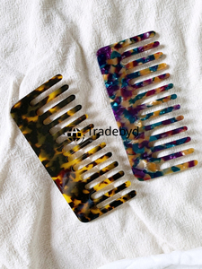 Tradebyd Professional Resin Hair Comb <b>Smooth</b> Finish Styling <b>Tool</b> for Everyday Hair Beauty Routine - Product Image 5