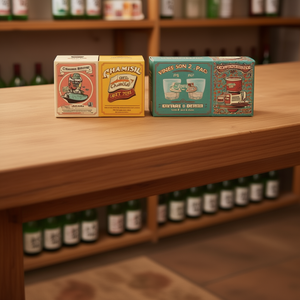 แก้วช็อตโซจูเกาหลี Chamisul แพ็คคู่ ดีไซน์วินเทจย้อนยุค - Product Image 3