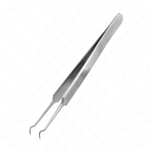 Custom Stainless Steel Eyelash Tweezers <b>Micro</b> Hook Tip Precision Tool Professional Lash <b>Extension</b> Makeup Applicator - Product Image 3
