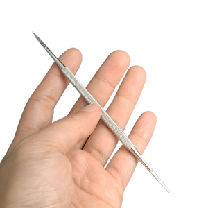 Lime à ongles incarnés de haute qualité en acier inoxydable 13 cm double face grain 180, outil réutilisable pour le soin des ongles - Product Image 6