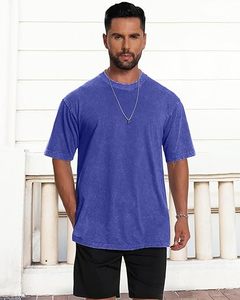 T-shirt d'été de haute qualité pour hommes, femmes, unisexe, tissu en coton doux, léger, respirant, décontracté, à manches courtes - Product Image 2
