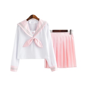 Automne printemps japon école uniforme Cardigan Cosplay étudiant filles JK uniforme pull coton soie tricoté Style collège Style - Product Image 2