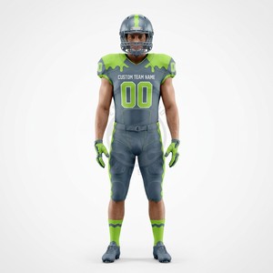 Uniformes de football personnalisés pour la pré-saison avec graphiques d'équipe, coupe athlétique, maille extensible, commandes en gros - Product Image 2