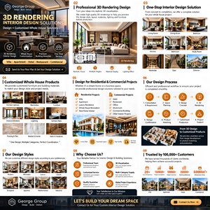 Villa di Lusso Moderna su Misura con Rendering 3D Completo e Design d'<span class=keywords><strong>Interni</strong></span> Professionale Residenziale Tutto-in-Uno - Product Image 4