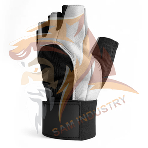 Guantes de Levantamiento de Pesas Unisex de Gamuza Transpirable de Alto Rendimiento, Guantes de Gimnasio Transpirables para Ejercicio y Fitness - Product Image 4