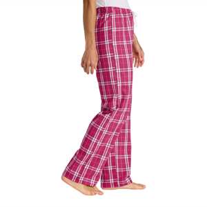 Pantalon de pyjama en flanelle à carreaux foncés pour femme, bas de pyjama doux et confortable, vêtements de nuit décontractés - Product Image 3
