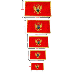 Custom Embroidery Triangle <b>Sew</b>-<b>On</b> <b>Patches</b> Canvas Lightweight Logo Brand Design for Flags Personalized - Product Image 5