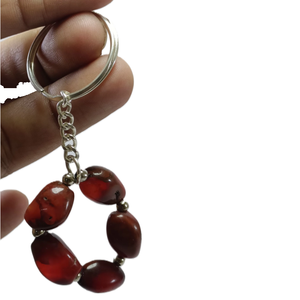 High quality Crystal Keychain Red carnelian Tumbled <b>Key</b> Chine Natural Stone <b>Key</b> <b>Holder</b> Gifts for Women <b>Key</b> <b>Chain</b> wholesale - Product Image 4