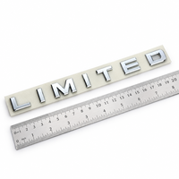Badge Emblème de Voiture 3D ABS Chromé Universel de 11 Pouces en Gros, Édition Limitée, Moulé sous Pression, Lavable à l'Eau, Personnalisable en Gros