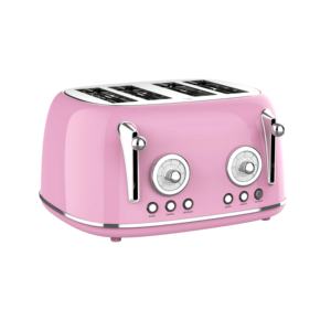 เครื่องปิ้งขนมปังอัจฉริยะแบบใหม่ล่าสุดมีสีสำหรับโรงแรมโรงเรียนเครื่องใช้ในครัวเครื่องทำแซนวิช4ชิ้นเครื่องปิ้งขนมปังขนมปังโลหะกล่องสีไฟฟ้า - Product Image 6