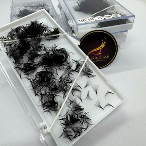 Extensiones de Pestañas de Fabricante Vietnamita, Curvatura DD/CC/M/L, Mega Volumen, Base Puntiaguda, Fibra Sintética de Alta Calidad, Fans Sueltos - Product Image 1