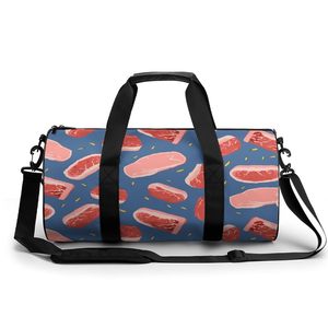 Sac de voyage unisexe à motif de dessin animé, livraison directe, impression à la demande, sac de sport durable, sac à bagages polyvalent et tendance pour homme - Product Image 2