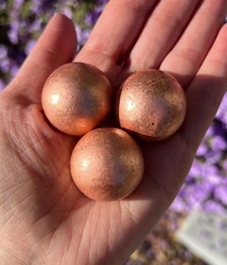 Antique Creations Vintage Handmade Copper Polished Hammered <b>Sphere</b> Luxury Decorative Ornament Christmas Gift Item - Product Image 5