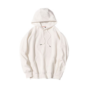 Sudaderas con Capucha para Hombre, Personalizadas con Logotipo Bordado, 100% Algodón, Invierno, Elegantes, Servicio OEM, Sólidas, Casuales, con Bolsillo - Product Image 3