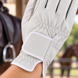 Gants d'équitation haut de gamme confortables et respirants avec grip antidérapant, en matière extensible durable, logo personnalisé - Product Image 6