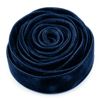 Ruban en velours simple face 25 mm Neelkamal Industries, 100 % polyester, résistant au rétrécissement, bleu marine, pour emballages cadeaux et nœuds