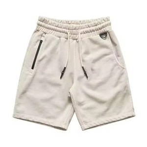Pantalones Cortos Deportivos Casuales de Verano para Hombre, 100% Algodón, Felpa Deportiva, Logotipo Personalizado, Estilo Urbano, Transpirables, de Secado Rápido, Lisos, Teñidos, para Correr y Gimnasio - Product Image 3