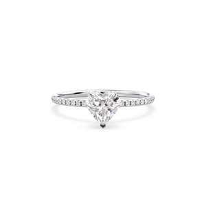 Anillo de compromiso de diamantes cultivados en laboratorio REYES IGI certificados HPHT CVD para mujer, venta al por mayor, oro sólido de 14K, joyería fina para mujer - Product Image 2
