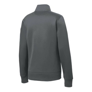 Veste zippée en polaire à manches longues pour femme, couleur unie, col montant, vêtements de sport décontractés, respirante, coupe régulière, toutes saisons, OEM - Product Image 3